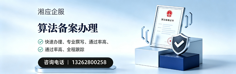 赣州算法备案申报服务