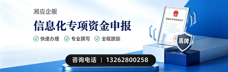 赣州信息化专项资金申报服务