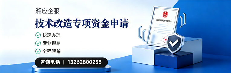 赣州技术改造专项资金申报服务