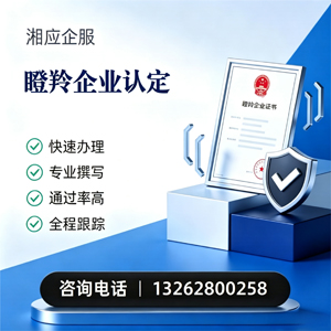赣州瞪羚企业认定申报服务