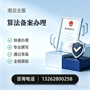 赣州算法备案申报服务
